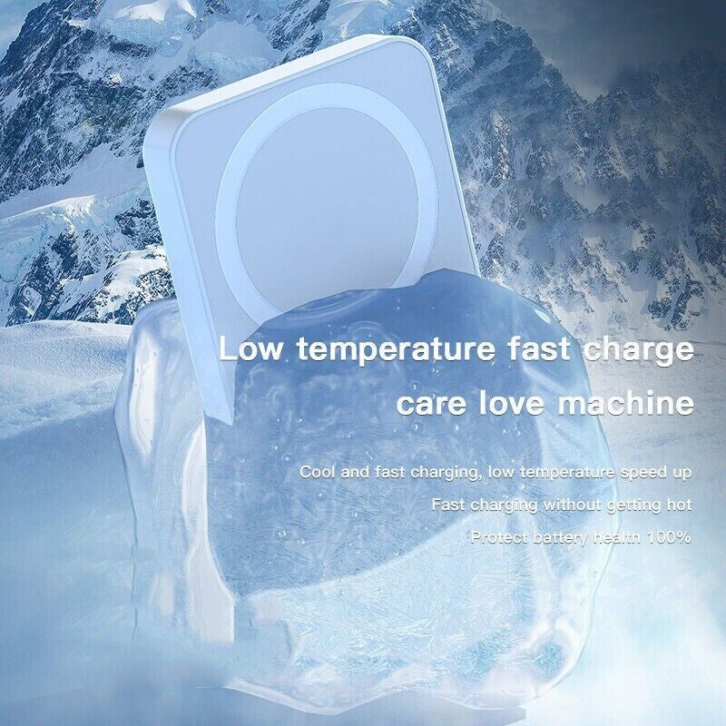 10000Mah Power Bank Magnetic Battery Pack Wireless Charger